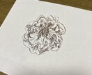 好きなお花や家族の一員ペットの似顔絵描きます 鉛筆、ボールペンのみで仕上げます✏️色はつきません。 イメージ2