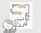 レイアウト作成｜間取り図から家具配置を作ります 600件以上担当した建築士が、家具を配置したレイアウトを作成 イメージ2