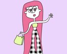可愛らしいイラスト作成します 海外風の可愛いいゆるい感じの絵が中心です イメージ1