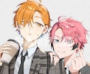 先着3名限定価格★キャラクターイラスト描きます SNSアイコン、歌みたサムネ、立ち絵等 イメージ3