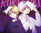 歌ってみたのサムネイルイラスト描きます グッズ用イラストやその他イラストも承ります！ イメージ4