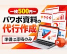忙しい方向け！原稿からパワポ資料を作成します 1枚500円〜！営業・研修・セミナー資料などスライド化します イメージ1