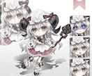 等身・SD立ち絵イラストを制作します Vtuber様、配信者様、OC制作など立ち絵が必要な方へ イメージ10
