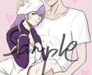 イラスト･夢絵:彼/彼女と一緒に写真を撮ります ちょっとNSFW、追加人物もOK！性別制限なし イメージ1