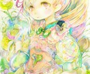 色鉛筆ふわっとしたイラストやアイコンを描きます アイコンや挿絵などふわっとはなやかにしたい方にオススメ！ イメージ3