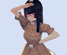 MMDやVTuber用３Dモデル制作いたします デザイン画をもとに３Dキャラクターを制作します イメージ5