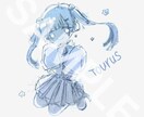 1枚絵描きます シンプルでまとまった色使いで、デフォルメされ過ぎない等身 イメージ8