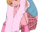 モニター価格☆レトロで大人お洒落なイラスト描きます SNSアイコンなど 統一感のあるおしゃれなイラスト！ イメージ2
