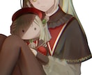 世界観のある厚塗り風のイラストを制作します SNSアイコン、一枚絵、サムネイルイラストなど イメージ2