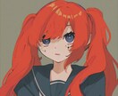 アイコン・1枚絵向けの作成をします 可愛い絵柄、少し病み気味の絵柄が得意です！ イメージ3