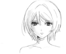 モノクロイラストをお届けします SNSアイコン等 お気軽にご相談くださいませ イメージ4