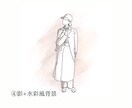 お写真を元にシンプルで温かみのあるイラスト描きます 線が少し太めで可愛らしい印象に。 イメージ5