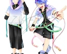 あなたのオリジナルキャラクターを描きます TRPGやアイコンや動画に使えるイラスト＋表情差分２種付き イメージ3