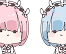 デフォルメアイコン制作いたします ペアアイコン、ヘッダー等にも◎2枚目は半額！ イメージ5