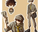 立ち絵作成いたします アニメ調でシンプルなイラストです イメージ1
