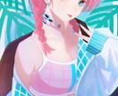 1枚絵を制作します 厚塗りタッチなキレイ系イラスト イメージ7