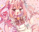 萌え絵イラスト制作します 平成萌え絵風の可愛らしいイラストを描きます♥ イメージ1