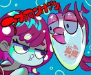 ネオンや深海のようなSNS用アイコン描きます アイコン以外にも☆サムネイルや挿絵◇プレゼント用などなど！！ イメージ2