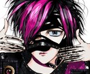 アニメ絵風の似顔絵アイコン！人物＆動物を描きます 人物は特にV系含めバンド系全般、動物、鳥等が得意！※楽器不可 イメージ5