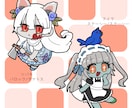 デフォルメイラスト制作致します アイコン等にぴったりのミニキャラをお描きします！ イメージ8