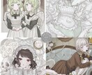 1枚絵制作いたします 可愛いダークなテイストや雰囲気重視のイラストをお届けします イメージ3