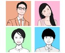 リアルな似顔絵⭐︎お顔の雰囲気を大切にお作りします SNS、名刺、挿絵などに！お写真をもとに作成します！ イメージ4