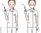 歯科・看護介護・医療関係者向けイラスト制作します 人物から器具や車両まで！シンプルに伝わる、やさしいイラスト☺ イメージ7