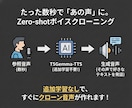 AI音声合成「T5Gemma-TTS」を導入します 「あの声」で、好きな言葉を。 最新AI音声合成を簡単導入 イメージ3