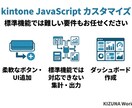 kintoneアプリをカスタマイズします 標準機能では難しい要件もお任せください イメージ1