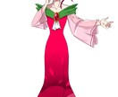 躍動感のあるキャラクターイラストを描きます 魅力的溢れるオリジナルキャラクターを描きます イメージ1