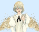 アナログ画材でイラスト描きます 印刷向け/個性派志向の耽美系アナログイラスト イメージ1