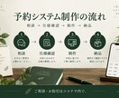 お店に合うLINE予約システムを開発します 予約受付を整理！小さく始める店舗向け予約システム イメージ3