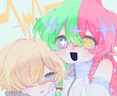 キラキラ可愛いイラストお描きします SNSで使えるアイコンお描きします イメージ3