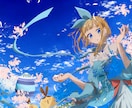 世界観あふれる幻想イラストを制作します 花・空・光・季節を織り交ぜた、物語を感じる一枚をお届けします イメージ4