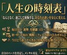 数秘術で綴るあなただけの30日を鑑定します 頑張りすぎない「休む・攻める」の判断に【1ヶ月の時刻表】 イメージ1