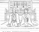 思い出のお写真をイラストにします シンプルな線画のみ、カラー・モノクロ彩色も可能 イメージ4