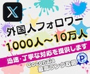 X・旧Twitterのフォロワーを増加します 品質大幅改善！！Xフォロワー1000増加！ イメージ7