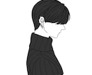 シンプルな似顔絵アイコン描きます イラストレーターが描くシンプルな線画イラスト イメージ3