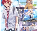 可愛い女の子のキャラクター！1枚絵お描きします 配信用サムネイル、歌ってみた動画イラスト等1枚絵お描きします イメージ4