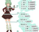 可愛いアニメ塗りの立ち絵描きます かわいい立ち絵や全身イラスト描きます！ イメージ2