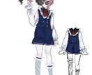 簡易イラストでオリジナルキャラデザインします イメージ曖昧でもOKჱ̒՞ ̳ᴗ ̫ ᴗ ̳՞꒱ イメージ1