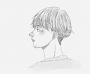 雰囲気のある鉛筆画風モノクロのイラスト描きます 手描き感のあるイラストでオリジナルの世界観を形にできます！ イメージ3