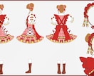 衣装デザインを描きます キャラクター/アイドル/舞台/コンセプトカフェなど イメージ7