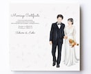 似顔絵✖️ゲスト参加型参加型結婚証明お描きます ◎結婚式を盛り上げる◎可愛くて似てるウェディングイラスト イメージ2