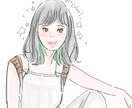 女性向け!オシャレなイラストアイコン制作します 写真1枚からイラストに☆オシャレアイコンで差をつけよう イメージ3