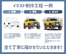あなたの愛車のイラストを作成いたします SNSのアイコン、家族や友人のプレゼントに！ イメージ2
