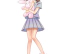 ゲームの立ち絵・その他商用イラスト描きます 立ち絵など、一枚絵の商用利用可能なイラストを制作いたします。 イメージ2