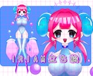 明るく映える！配信向けかわいい立ち絵販売します IRIAM対応のかわいい立ち絵！ イメージ1