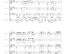 アカペラアレンジ楽譜作成します ポップス、バラード、邦洋ok！パーカス譜も書きます♬ イメージ4