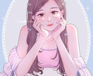 おしゃれで透明感のある人物イラスト描きます アイコン・配信背景・キービジュアル等、何でもご相談ください♩ イメージ6